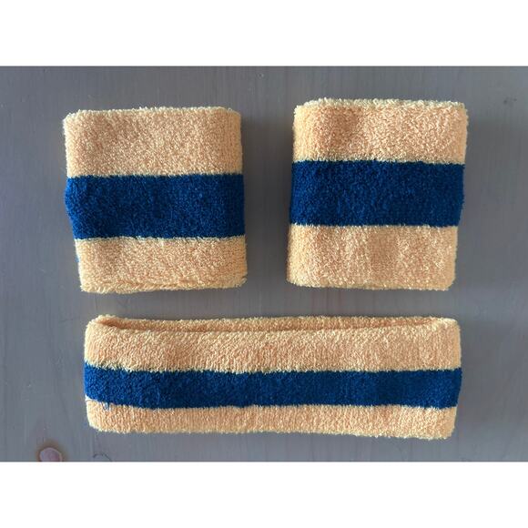 NWOT 70s Style Headband and Matching Wristbands - Sweatbands - Picture 1 of 3
